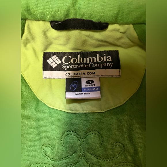 Columbia Lime Green Spring/Fall coat - Picture 5 of 7